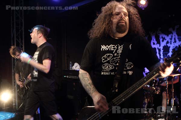 NAPALM DEATH - 2014-04-14 - PARIS - La Fleche d'Or - Mark Andrew Greenway - Shane Thomas Embury - Mitchell Harris